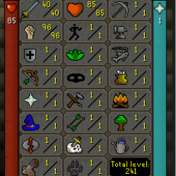 TheDang || 242 levels | 96 Strength, 1 def, 40 attack | Pure | Bounty hunter | Z181 0